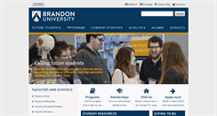 Desktop Screenshot of brandonu.ca